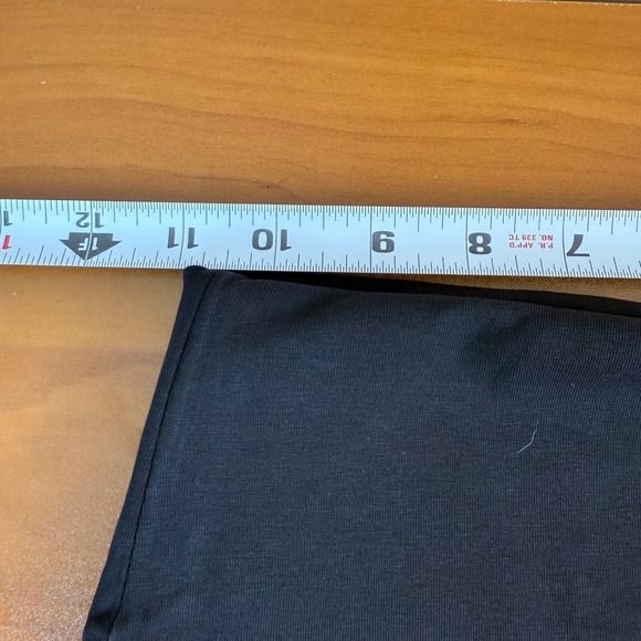 Aerie OFFLINE Super Flare High Rise Long Inseam Foldover Waist Leggings XS Black - Picture 4 of 11